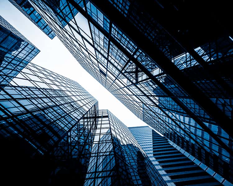 Modern commercial building exterior