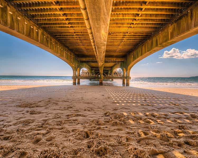 Elevated rail infrastructure project